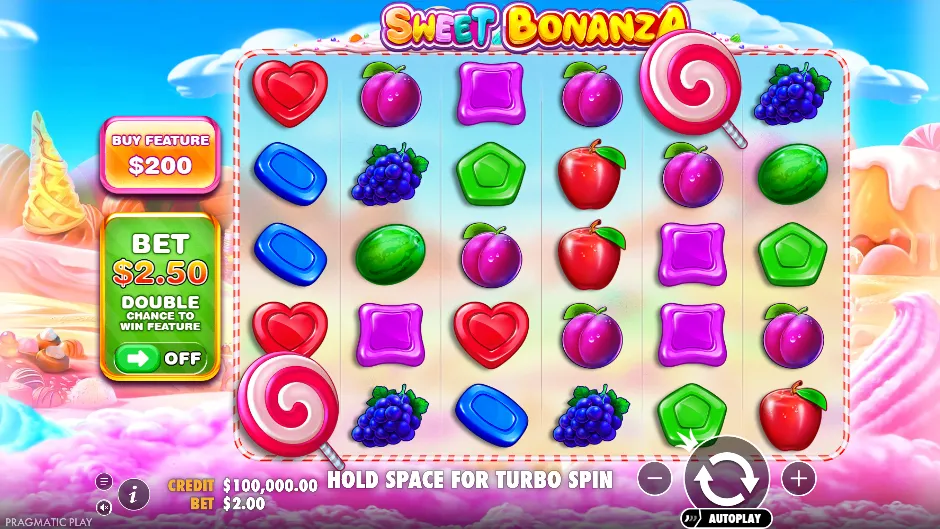 Sweet Bonanza original public-demo screen with its edition title and controls Sweet Bonanza original public-demo screen with its edition title and controls